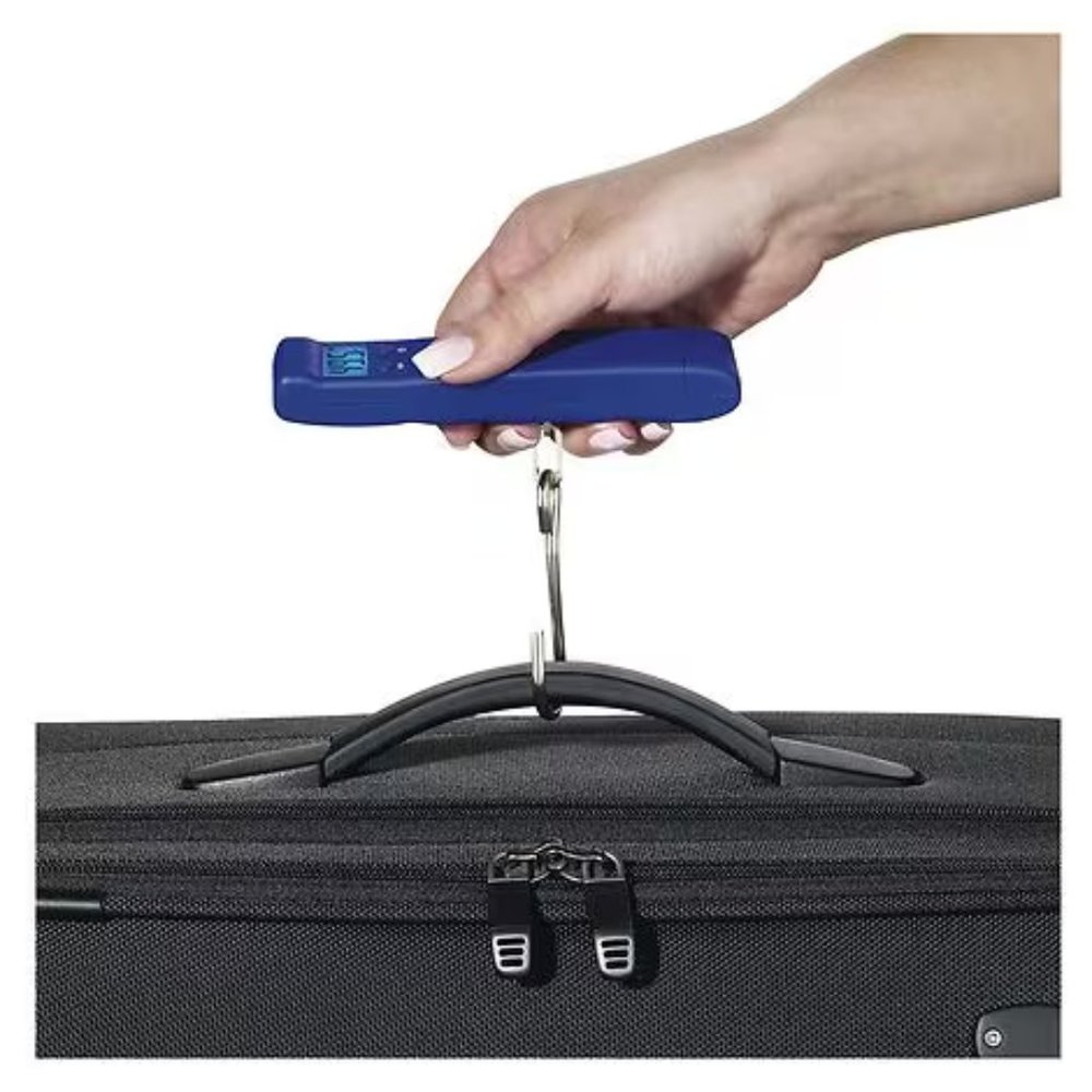 Compact Luggage Scale with FREE Sleep Mask & Ear Plugs, Summer Holiday Travel